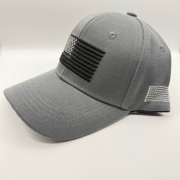 Vintage US Flag Embroidered Baseball Cap Adjustable Lightweight Dad Hat - Picture 3 of 7